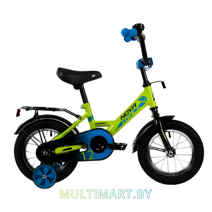 Детский велосипед Novatrack Forest 121FOREST.GN21 (зеленый/синий, 2021)